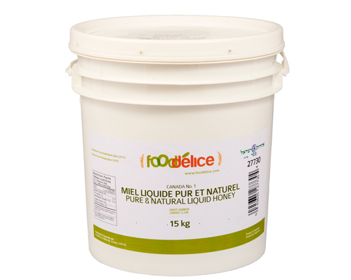 MIEL NATUREL DORÉ DU QUEBEC - SUPER CHEF 15 kg