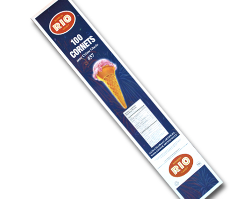 CORNET DE CRÈME GLACÉE PETIT #57 - RIO 10 x 100 unités