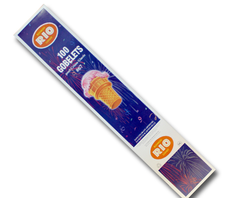 CORNET DE CRÈME GLACÉE GROS #67 - 6 X 100 unités