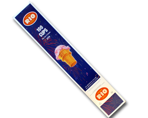 CORNETS DE CRÈME GLACÉE MOYEN No 59 M35377 - RIO 5910 x 100 unités