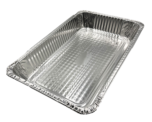 CONTENANT EN ALUMINIUM  20 3/4 X 12 13/16 X 3 3/16 / 50 unités