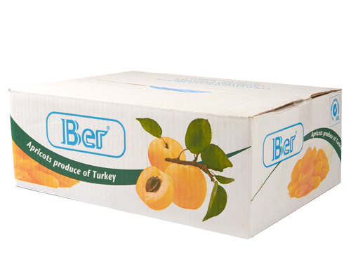 ABRICOTS EN DÉS AVEC SULFITE 8 mm x 10 mm 12.5 kg