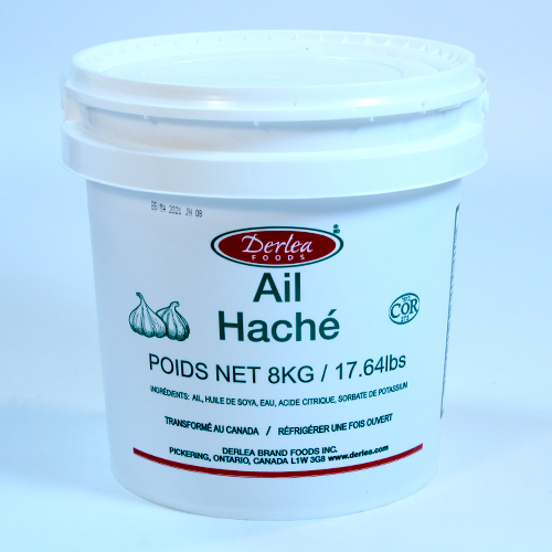 AIL HACHÉ DANS L'HUILE - DERLEA - 8 kg