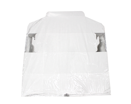 BOITE À CUPCAKE BLANCHE AVEC FENÊTRE 2 UNITÉS 8x4x4 - 100 unités