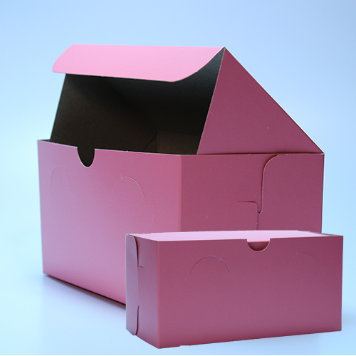 BOITE À CUPCAKE KRAFT ROSE 2 UNITÉS 8X4X4 - 100 unités