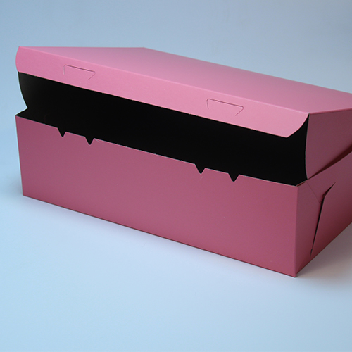 BOITE À CUPCAKE KRAFT ROSE 12 UNITÉS OU 24 MINI 14X10X4 - 100 unités