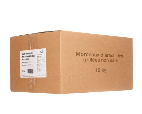 ARACHIDES GRILLÉES À SEC SANS SEL 12 kg