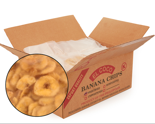 BANANES SÉCHÉES TRANCHÉES 14 lbs - 6.36 kg