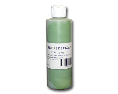 BEURRE DE CACAO VERT BOUTEILLE 240 g