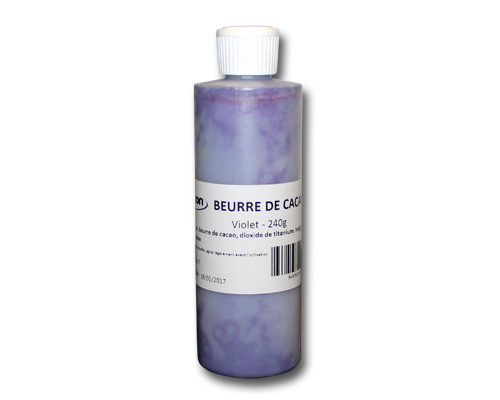 BEURRE DE CACAO VIOLET BOUTEILLE 240 g