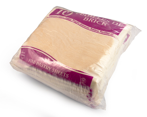 FEUILLE DE BRICK CONGELÉ 2 PAQUETS DE 25 X 9 FEUILLES 450 feuilles