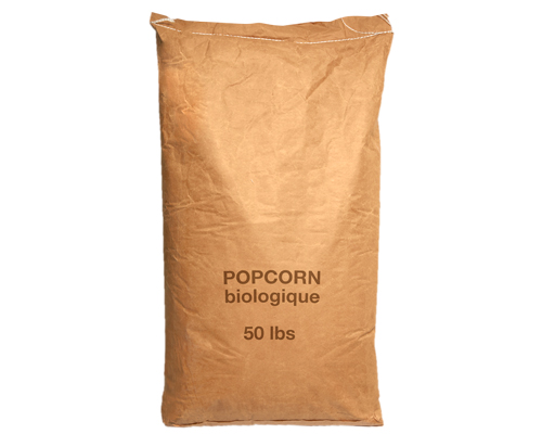 POPCORN BIOLOGIQUE - GENESIS 50 lbs - 22.68 kg