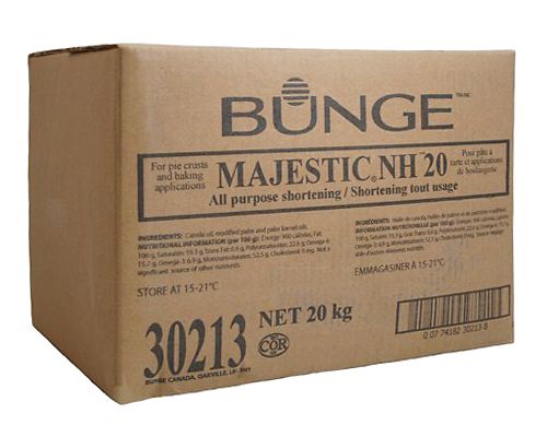 MAJESTIC ALL PURPOSE SHORTENING NH20 - BUNGE 20 kg