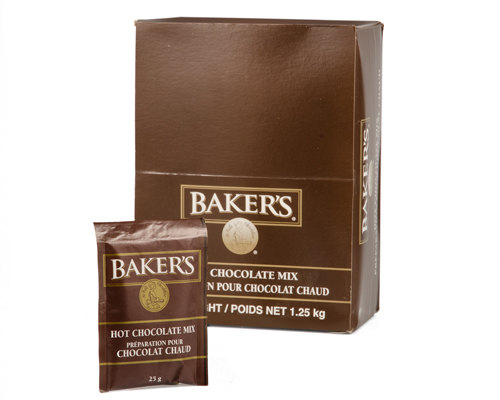 CHOCOLAT CHAUD - BAKER'S 50 x 25 g