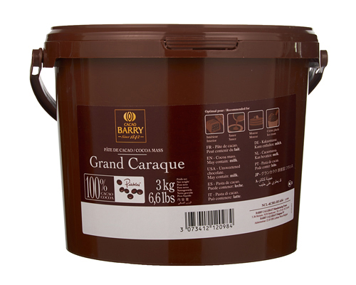 PATE GRANDE CARAQUE  EN PISTOLE - CACAO BARRY - 3 kg