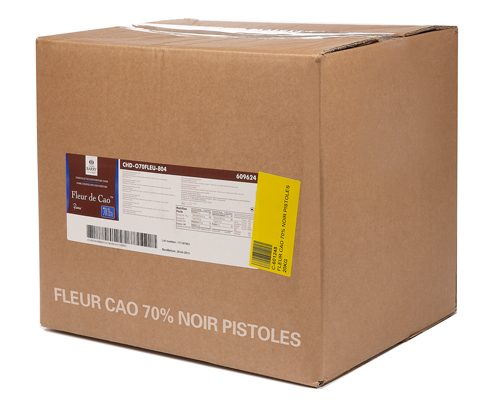 FLEUR DE CAO NOIR 70% PISTOLES - CACAO BARRY - 2 x 10 kg