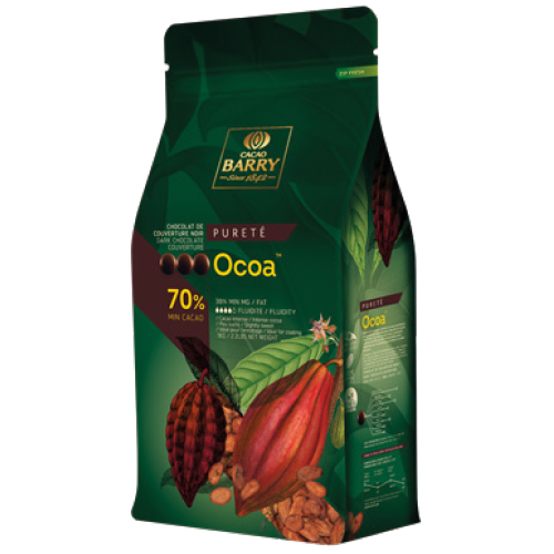CHOCOLAT NOIR 70% OCOA PISTOLE - CACAO BARRY - 1 kg