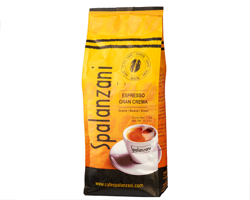 CAFÉ SPALANZANI ESPRESSO GRAN CREMA EN GRAIN 1 kg