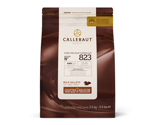 CHOCOLAT AU LAIT EN CALLETS - BARRY CALLEBAUT 8 x 2.5 kg