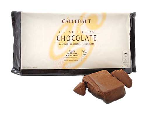 CHOCOLAT NOIR EN BLOC 70% TRÈS AMÈRE - CALLEBAUT - 5 kg