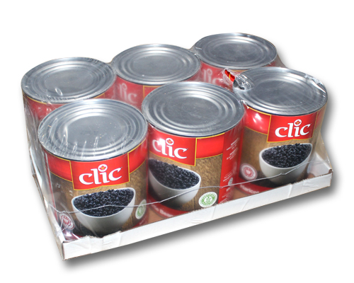 HARICOTS TORTUE NOIRS - CLIC 6 x 100 oz