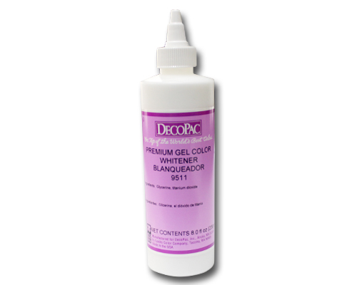 COLORANT GEL LIQUIDE BLANC 8 oz