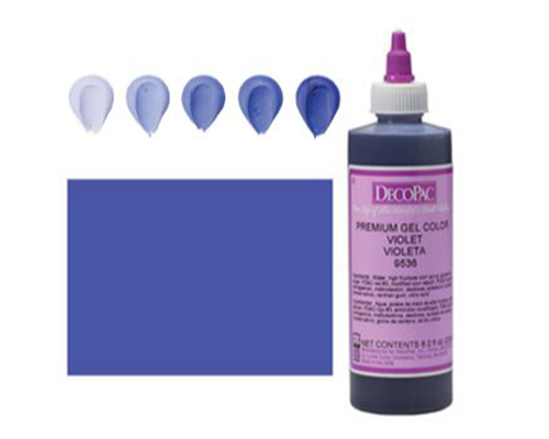 COLORANT GEL LIQUIDE VIOLET 8 oz