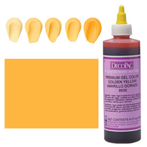 COLORANT GEL LIQUIDE JAUNE DORE 10.5 oz