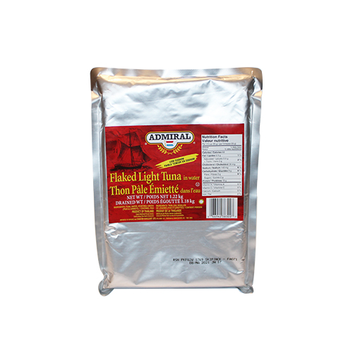 THON PÂLE ÉMIETTÉ EN SACHET ADMIRAL 6  x 1.22 kg