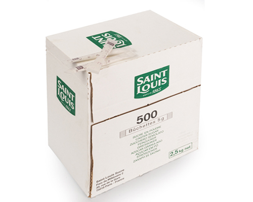 SUCRE BLANC BUCHETTE SAINT LOUIS 500 x 5  g