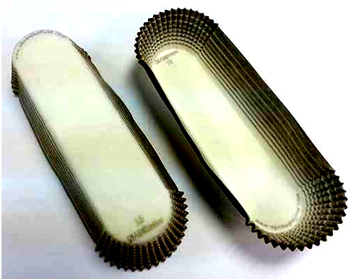 CAISSETTE NOVA 15 OVAL ÉCLAIR/BLANC 34 mm X 136 mm X 26.5 mm - EMBALLUXE 2000 unités