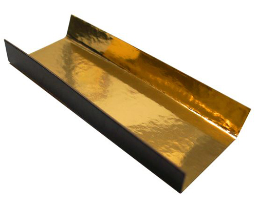 CARTON EN OR MINI ECLAIR SANS LANGUETTE DORÉ/NOIR - EMBALLUXE 1000 unités