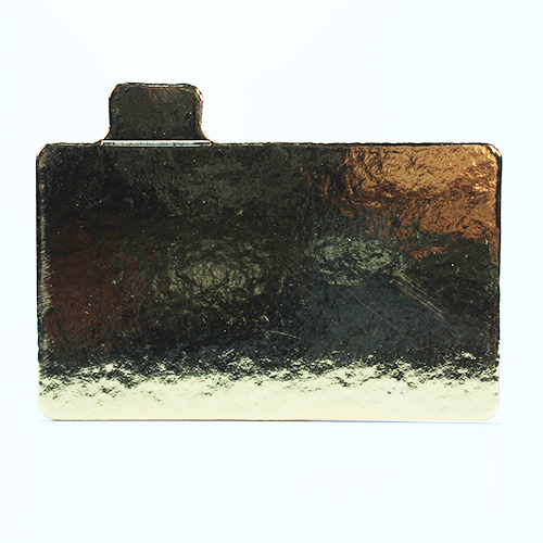 CARTON OR 3 ¼ RECTANGULAIRE AVEC LANGUETTE - EMBALLUXE 1000 unités