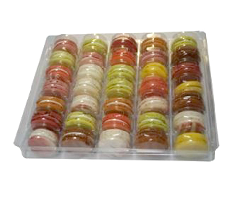 CALAGE TRANSPARENT DE 35 MACARONS - EMBALLUXE 400 unités