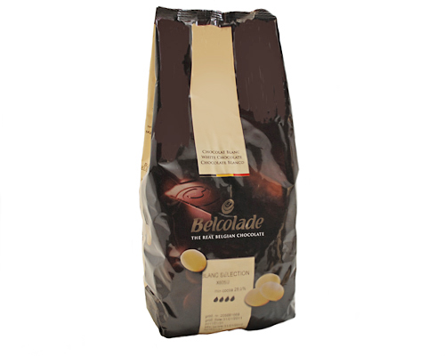 PISTOLE DE CHOCOLAT BLANC X605/J - BELCOLADE 10 kg