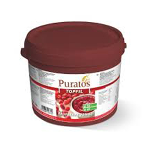 REMPLISSAGE FAIT DE VRAI FRAMBOISE EN CHAUDIÈRE - PURATOS 9 kg