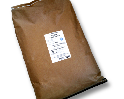 FARINE D'AVOINE BIOLOGIQUE & SANS GLUTEN - LA MINOTERIE DES ANCIENS 20 kg