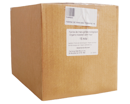 FARINE DE MAIS TORRIFIÉ BIOLOGIQUE - LA FARINE GRILLÉE BLOUIN 15 kg