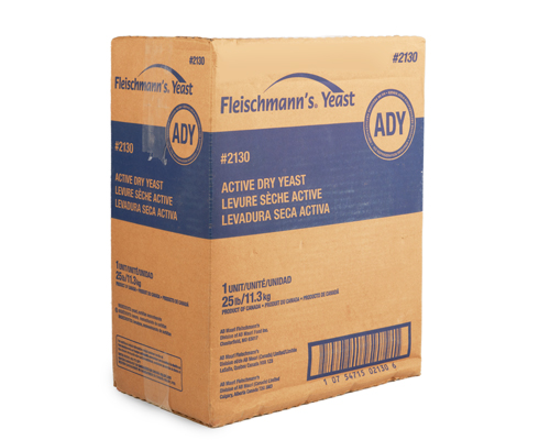 LEVURE SÈCHE ACTIVE (2130) - FLEISCHMANN'S 25 lbs - 11.34 kg