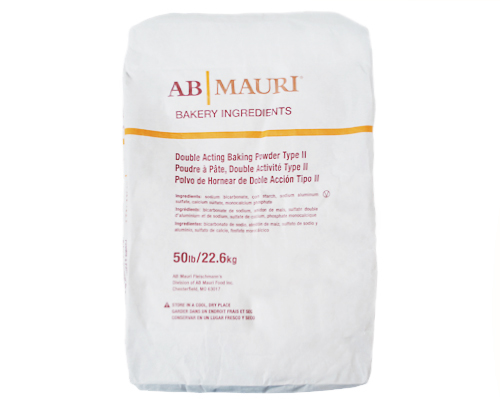 POUDRE À PÂTE DOUBLE ACTION TYPE II - AB MAURI 50 lbs - 22.68 kg