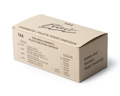 FILET À CHEVEUX BRUN FIN - POLAR PAK 144 unités