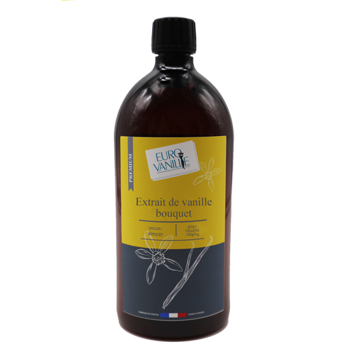 EXTRAIT DE VANILLE NATUREL (BOURBON 200 g)- EUROVANILLE 1 kg