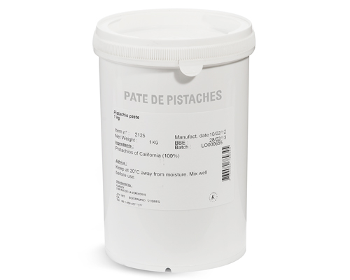 PÂTE DE PISTACHE NATURELLE - EUROVANILLE - 1 kg