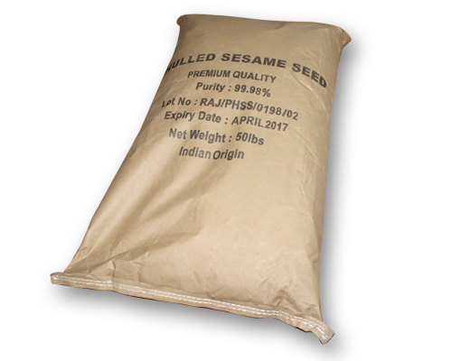 GRAINE DE SÉSAME INDIEN 99.98% PUR - DÉLICES DE LA FORÊT 50 lbs - 22.68 kg