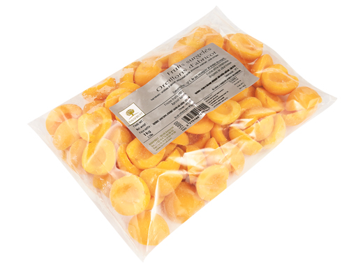 OREILLONS D'ABRICOTS IQF - RAVIFRUIT 5 x 1 kg