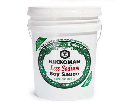 SAUCE SOYA FAIBLE EN SEL - KIKKOMAN 18.9 litres