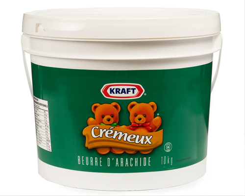 BEURRE D'ARACHIDES CRÉMEUX -  KRAFT 10 kg