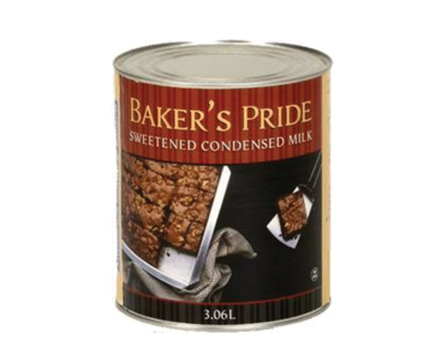 LAIT CONDENSÉ SUCRÉ - BAKER'S PRIDE 6  x 3.06 litres