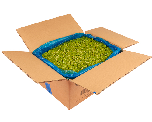 POIVRONS VERTS EN DÉS IQF 10 kg