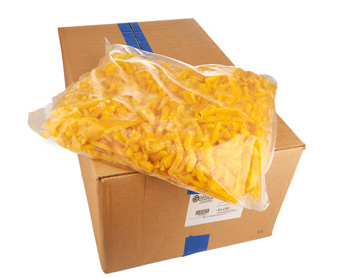 POIVRONS JAUNES EN LANIÈRES  IQF 6 x 2 kg